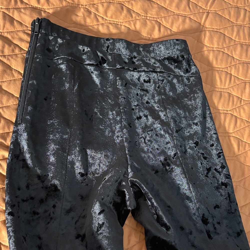 Good American Black Velvet Trousers - Picture 4 of 4